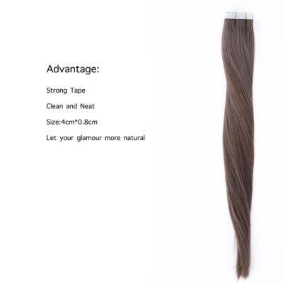 Tape Human Natural Color 100% India Real Remy Hair