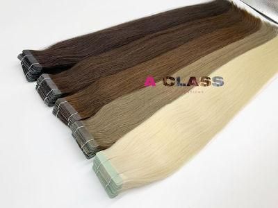 European Hair Tape in Hair Human Remy Hair Extension