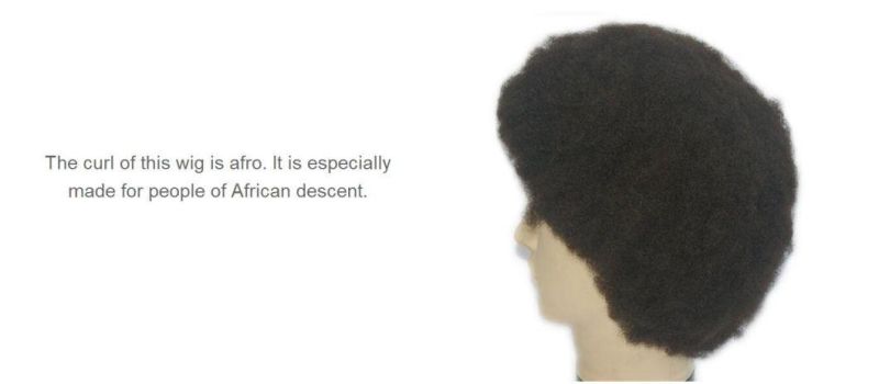 Luxury Afro Wig Uni Sex - Best Quality Full Skin Base - Natural Finish