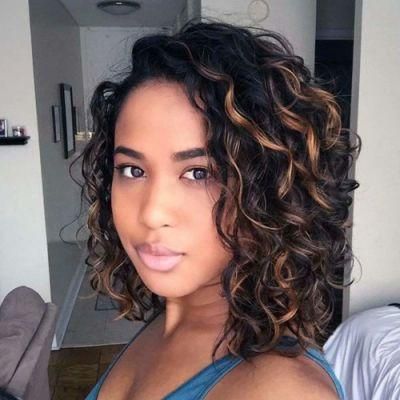 Kbeth Waterwave Human Hair Wig for Black Women 2021 Fashion Remy Real Virgin Hair Brown Color 10 Inch Short Bob Hair Wigs Wholesale
