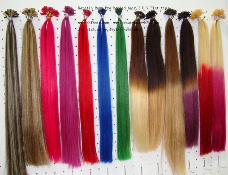 Remi Pre-Bonded Hair, U-Tip, I-Tip Hair