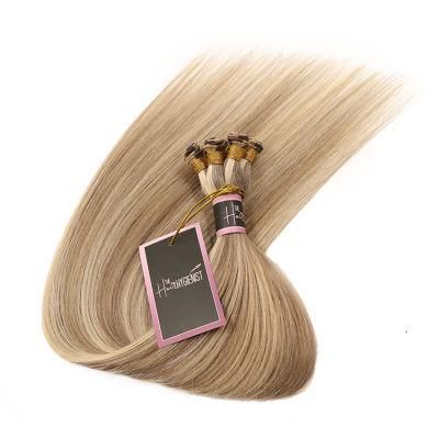 Virgin Human Hair Bundles Hand Tied Weft Hair Extension