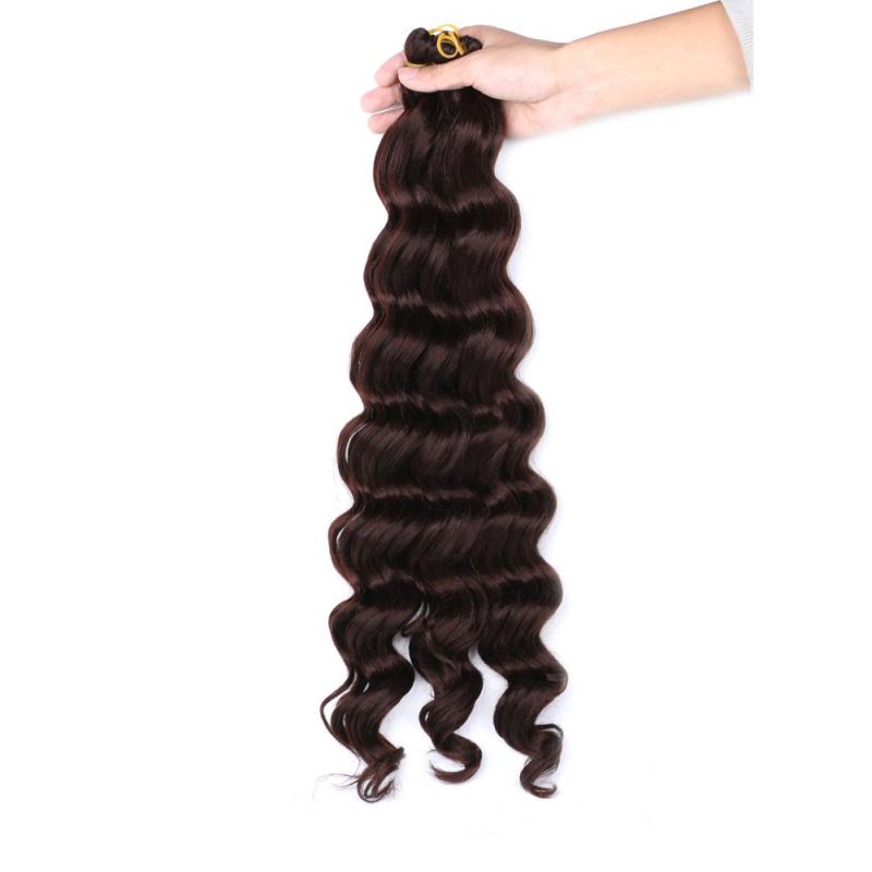 20inch Pre-Loop Deep Wave Curly Braiding Hair Wholesale Synthetic Ombre Extension