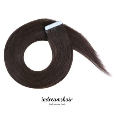 Human Tape Virgin Remy Brazilian Curly Double Drawn Aligned Hair Extensions