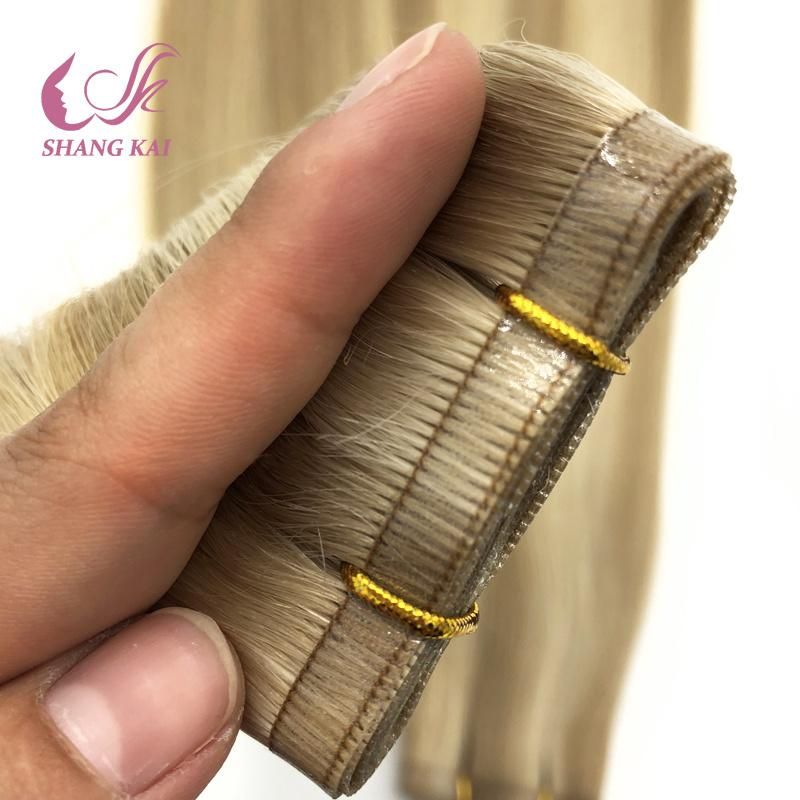 Wholesale Virgin Remy Color Hair Flat Weft Remy Hair Extensions