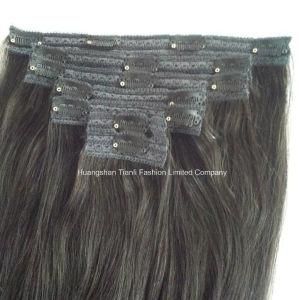 Clip in Remy Hair with Triple Wefted Hair Extensions 22&quot;