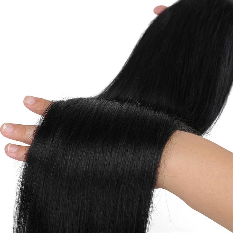 10A Unprocessed Machine Human Natural Straight Hair Weft