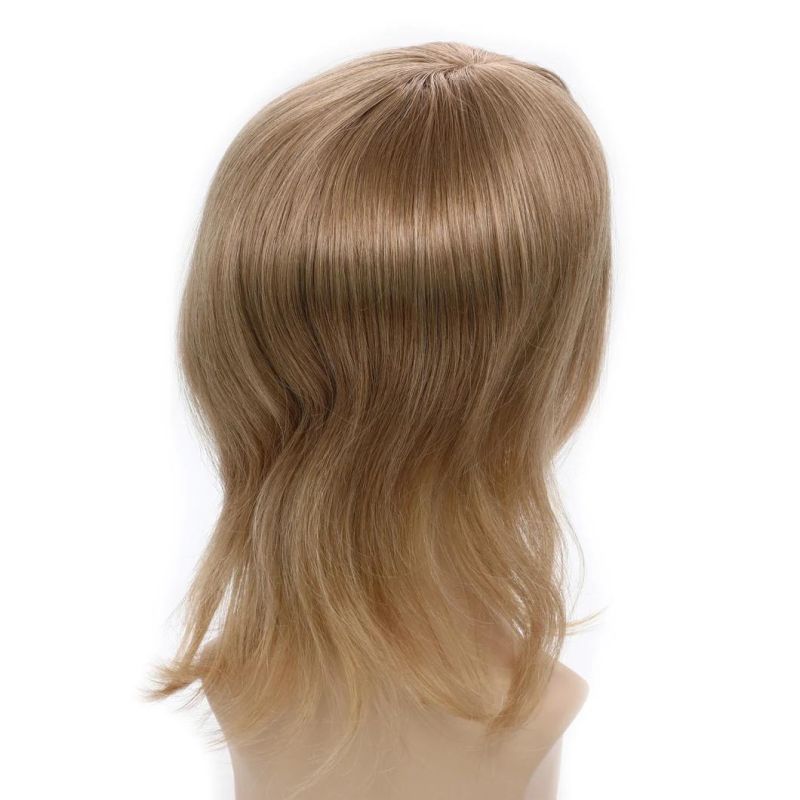 European Hair Silk Top Ribbon Women Virgin Hair Toupee