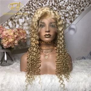 Hot Selling Brazilian/Indian Virgin/Remy Human Hair Full/Frontal Lace Wig with No Shedding