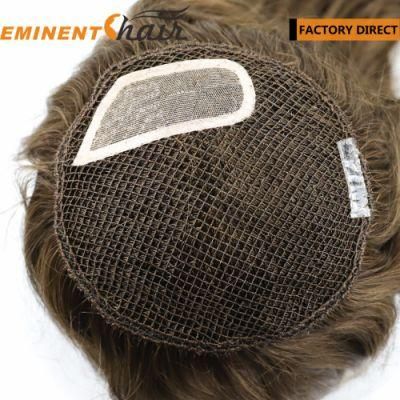 Silk Top Integration Virgin Hair Women Hair Replacement