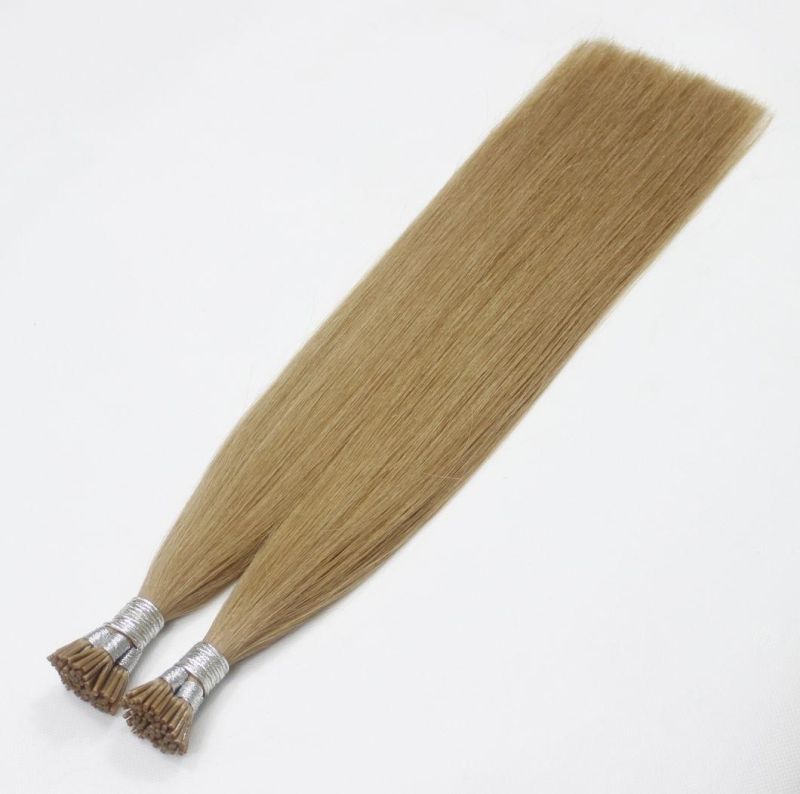 I-Tip Extensions Brazilian Straight Human Hair Bundles Brown Blonde Color Remy Human Hair Extensions