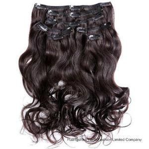 Brazilian Ocean Curl Style Clip-in Hair Extension Natural Black Color