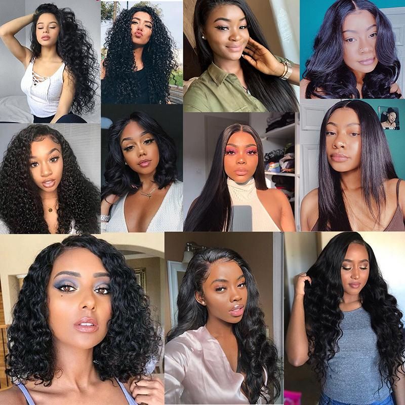 Wholesale Brazilian Hair Lace Front Wig, Virgin Cuticle Aligned Human Hair Full Lace Wig, 13X4 Lace Frontal Wig for Black Women