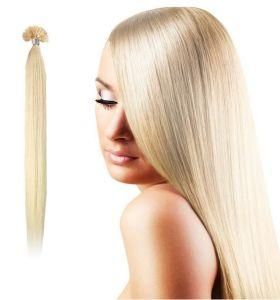 Scarlett U Tip Straight Brazilian Virgin Remy Human Hair Extensions 100% Unprocessed 5A Hair Bundle #613 Gold 100g