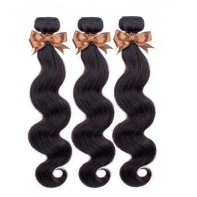 100% Remy Brazilian Human Hair for Natural Black Color #1b Virgin Hair Bundles