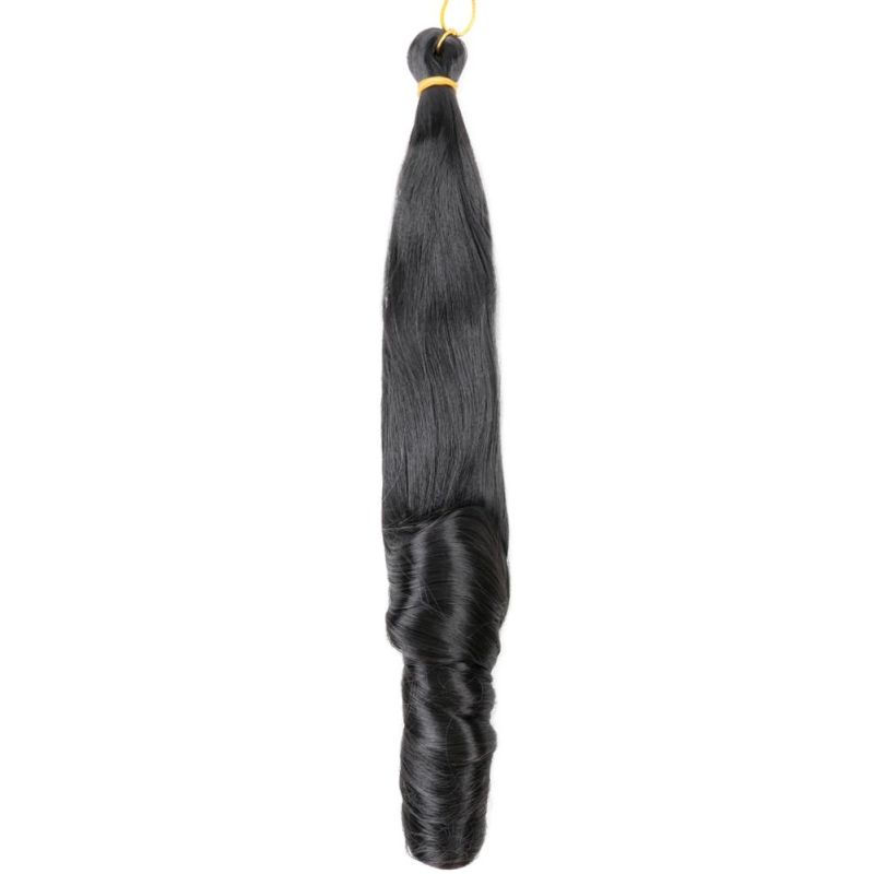 22" Loose Wave Crochet Synthetic Hair Extensions Pre-Stretched French Braiding Hair