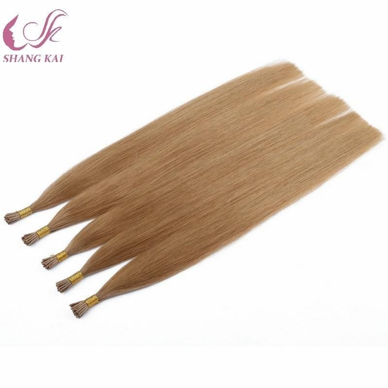 100% Top Quality Natural Hair Brazilian Keratin Hair Extension I Tipped Remy Hair