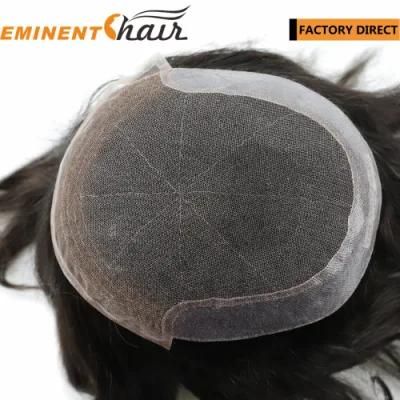 Bleach Knots Lace Front Virgin Hair Women Hair System