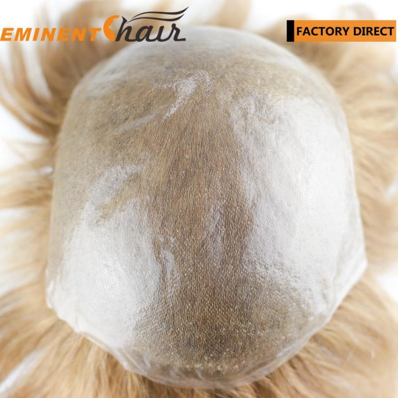 Hair Factory Natural Hairline European Hair Skin Women Toupee