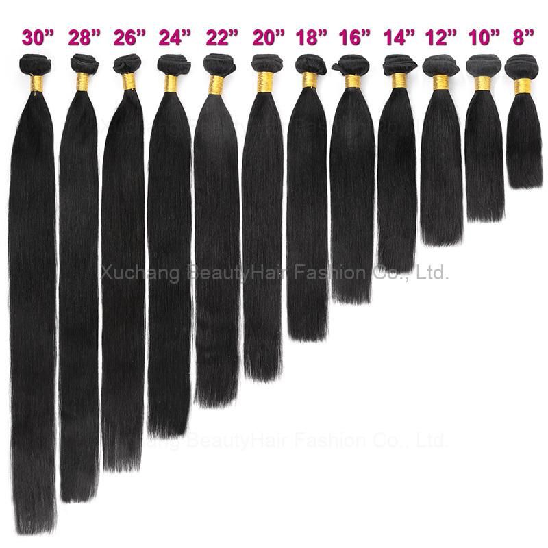 Straight Hair Bundles Bone Straight Human Hair Bundles 30 Inch Virgin Hair Bundles Brazilian Weave Human Hair Extensions