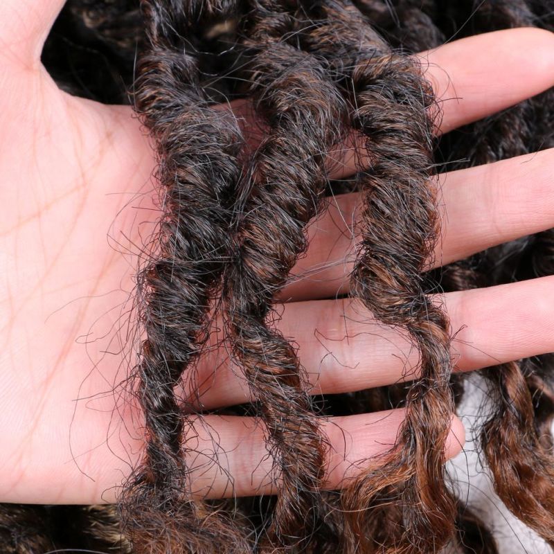 20 Strands/Pack Faux Locs Braiding Hair Synthetic Crochet Hair Extensions Braid Hair