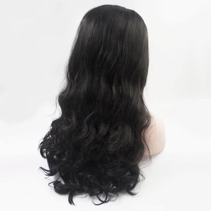 Body Wave Lace Front 4X4 Closure Brazilian Human Hair Wigs for Women Black Color Remy Virgin Hair Glueless Lace Wigs with Natural Hairline 24 Inches