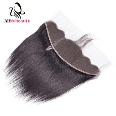 China Suppliers 100% Virgin Brazilian Straight Lace Frontal Closure
