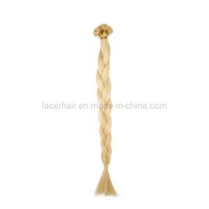 Double Drawn European Brazilian Natural Remy Flat Tip Hair Extension Virgin Human Hair