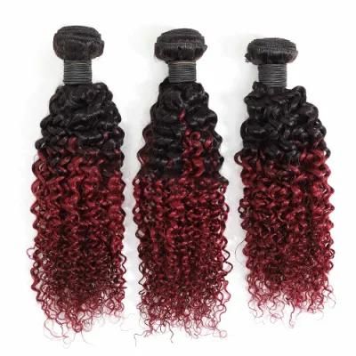 Kinky Curly Clip in Hair Extensions Brazilian Hair Wigs Natural