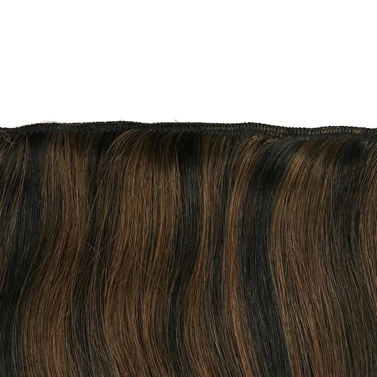 Wholesale Raw Unprocessed 100% Cuticle Aligned European Halo Hair Extensions with Clip #P1/2