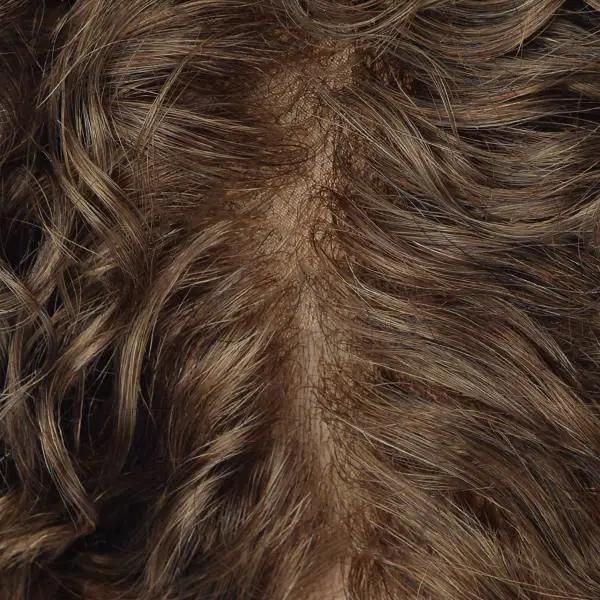 Fine Mono with Clear PU Around Lace Front Men′s Hair Toupees