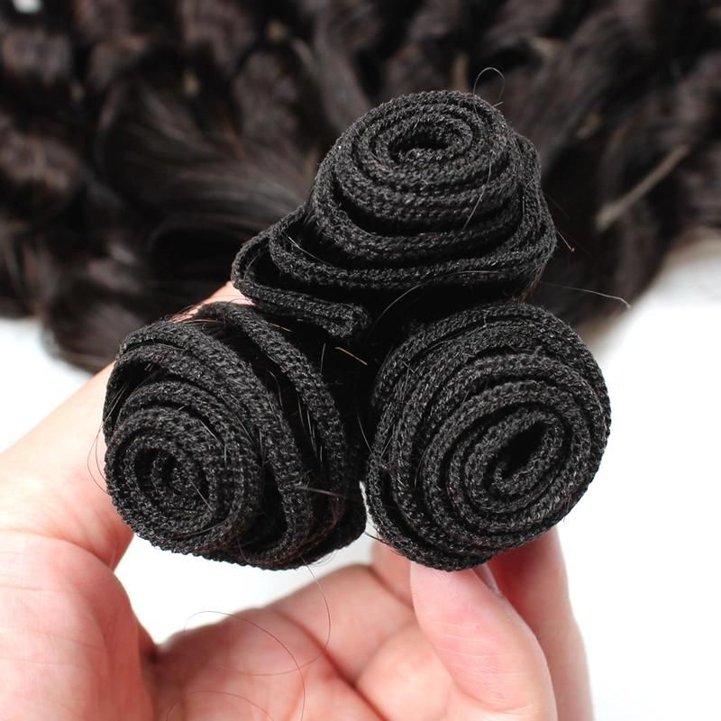 Double Drawn Straight Loose Wavy Funmi Human Hair Bundles Extension