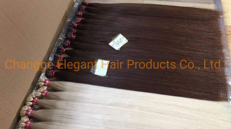 Human Remy Wholesale Unprocessed Pre-Bonded Full Ending I/U/Flat Tip Hair Extensions