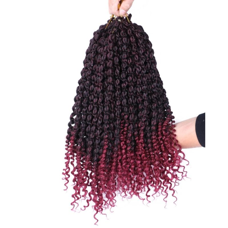 14inch Pre-Twisted Crochet Spring Twist Braids Hair with Curly Ends Synthetic Hair Extension
