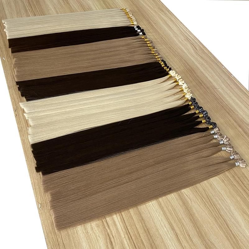 Wholesale High Quality Tip Hair Flat/I/U/V/Nano/Micro-Tip Human Extensions.