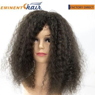 Wavy Wig for Female Fine Mono with Clear PU Edge Hair System