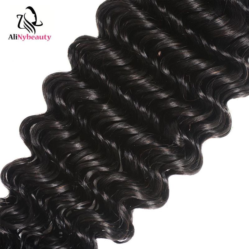 AliNybeauty Factory Wholesale Cheap Brazilian Virgin Deep Wave Hair Weave