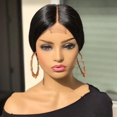 Black Straight Wig 150% Lace Front Human Hair Wigs for Women Brazilian Remy Hair Pre Plucked Lace Wig with Baby Hair 26 Inch
