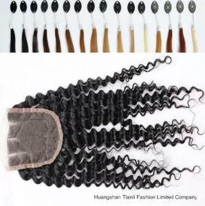 7A Unprocessed Virgin Human Lace Closure Hair Curly