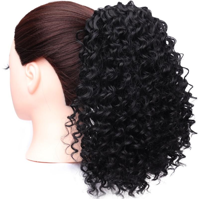 Kbeth Afro Puff Drawstring Ponytail Synthetic Short Afro Kinkys Curly Bun Hairpieces Updo Hair 2021 Fashion Ladies Ponytails Extensions From Chinese Factory