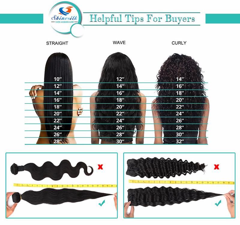 Shine Silk Hair Products Brazilian Body Wave Lace Frontal Free Part Ear to Ear Human Hair Lace Closure Size 13"X4" Natural Color Remy Hair