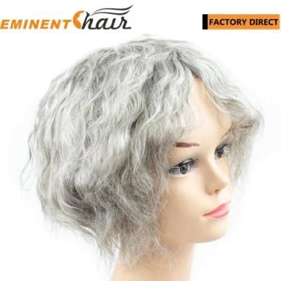 Custom Mono Women&prime; S Wig Woman Toupee Bob Human Hair