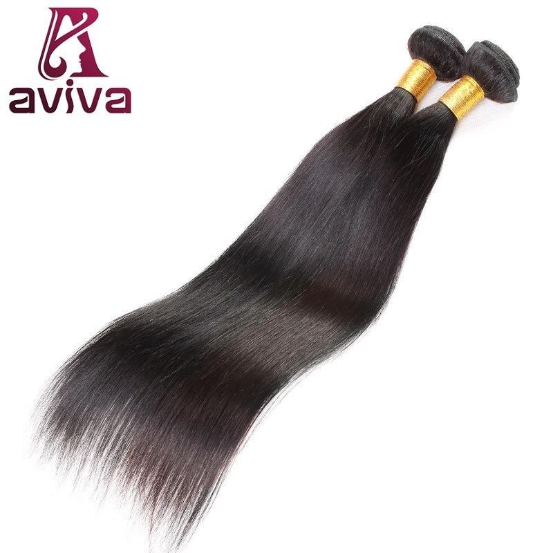 Brazilian Human Hair Extension Straight Natural Color Virgin Remy Hair
