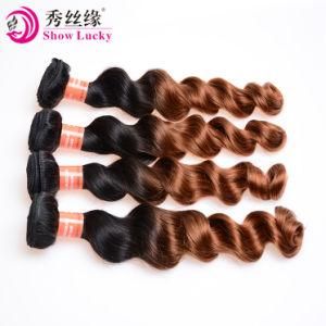 Free Shipping Loose Wave Unprocessed Two Tone Color Remy Ombre Vietnamese Human Hair 1b/30