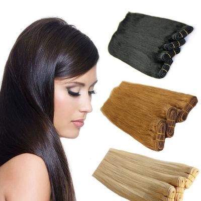 High Quality Wholesale Factory Double Drawn 100 Cuticle Remy Hair Weft Extension