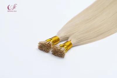 Wholesale Top Quality Prebonded Human Russian Hair I Tip Keratin Hair Extension
