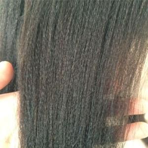 Best Sales Silk Base Virgin Hair Yaki Full Lace Wig in Pre-Pluck Natural Hair Line with Factory Price Fw-009