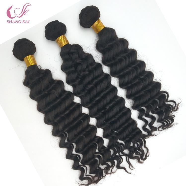 Deep Wave Hair Bundles 100% Brazilian Human Hair Weft