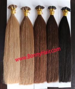 Flat Tip Keratin Pre-Bonded Hair Extension Brazilian Virgin Human Hair