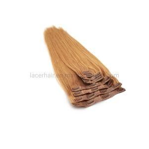 100% Indian Human Hair Clip Extension Silky Straight Brazlian Natural Remy Hair